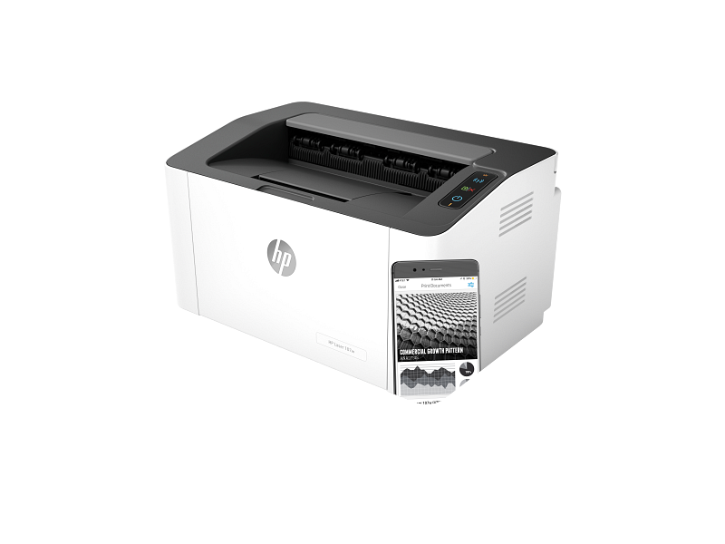 HP Laser 107w - Wireless 3QL With Phone