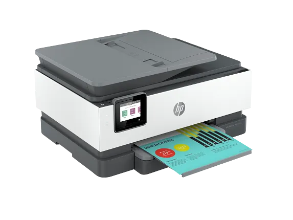 Series 4 of 5 Business Ink Printers, HP OfficeJet Pro 8034e All-in-One Printer with 1 Full Year Instant Ink with HP+