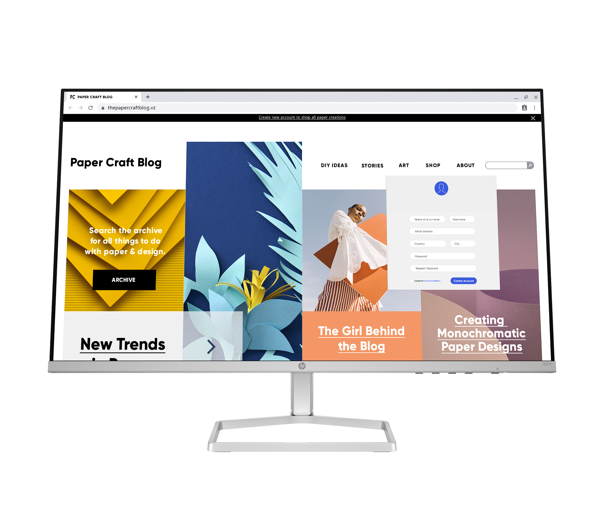 HP Series 5 27 inch FHD Monitor - 527sf