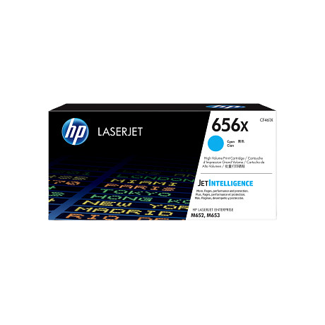 HP 656X CF461X nagy kapacitású ciánkék eredeti LaserJet M652 M653 tonerkazetta (22000 old.)