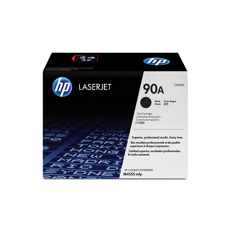 HP 90A CE390A fekete toner / festékkazetta LaserJet M4555 600 M601 M602 M603 sorozathoz (10000 old.)
