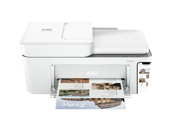 HP DeskJet 4255e All-in-One Printer with 3 Months of Instant Ink for free with HP+, AI-enabled