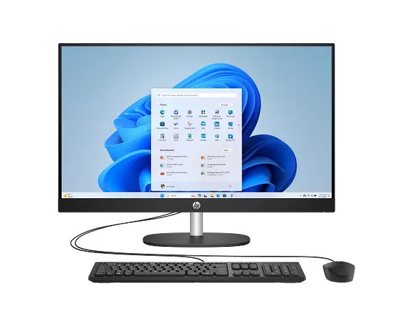 HP All-in-One Desktop AI 27-cr2075t PC, Windows 11 Home, 27", Touch screen, Intel® Core™ Ultra 7, 16GB RAM, 1TB SSD, FHD, Jet black