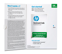 HP Instant Ink 100-page Plan 1st month enrollment kit