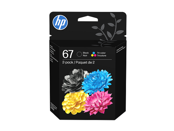 Photos - Ink & Toner Cartridge HP 67 2-pack Black/Tri-color Original Ink Cartridges 3YP29AN#140