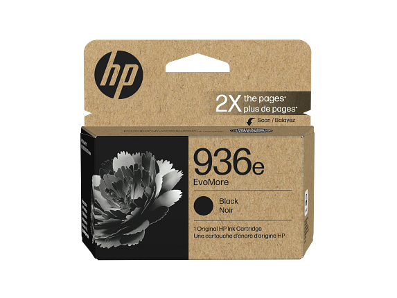 Photos - Ink & Toner Cartridge HP 936e EvoMore Black Original Ink Cartridge, 4S6V6LN 4S6V6LN