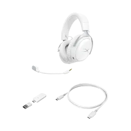 HyperX Cloud III S - Wireless Gaming Headset (White)