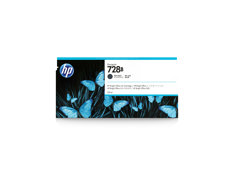HP 728B 300-ml Matte Black DesignJet Ink Cartridge | HP® Bangladesh