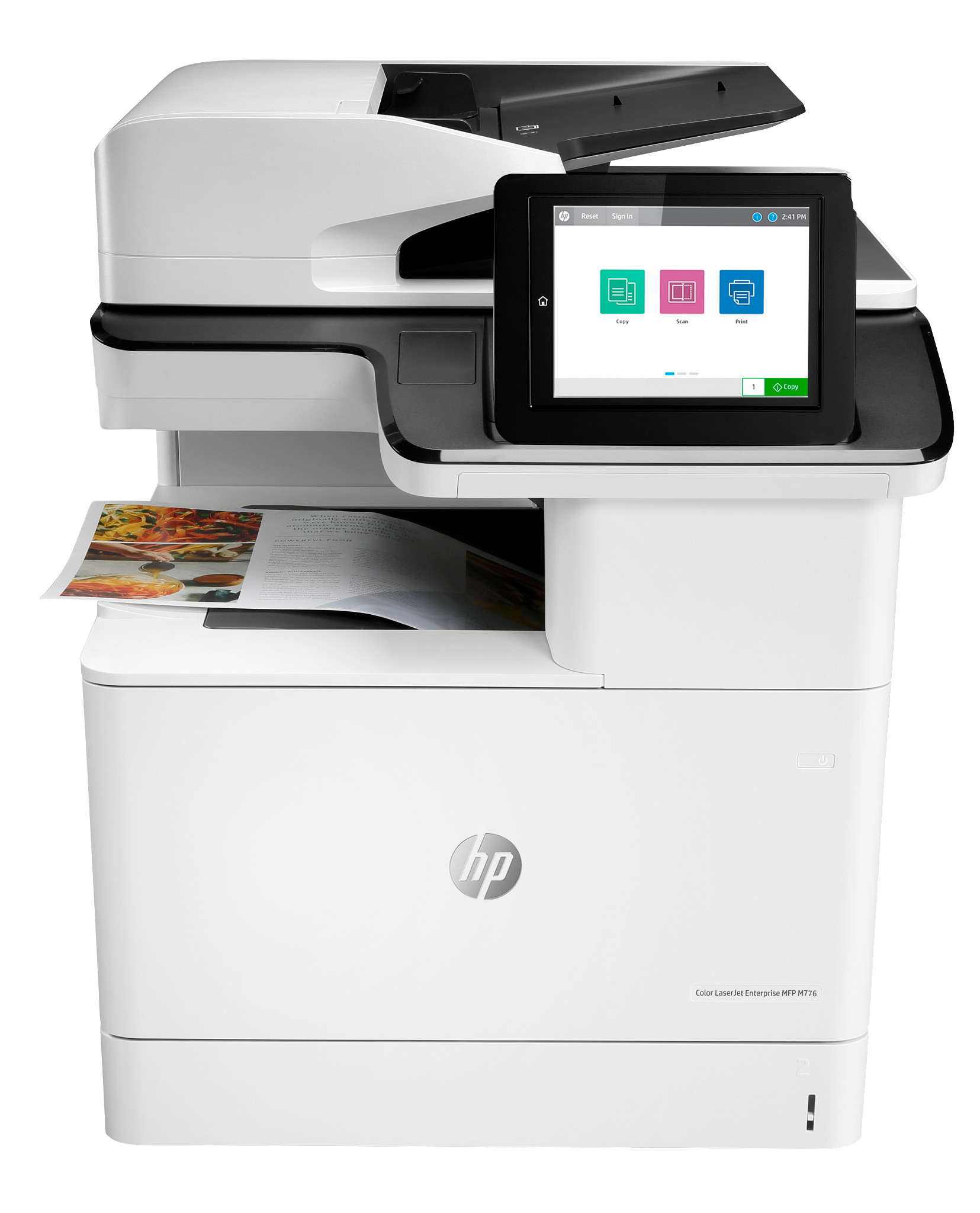HP Color LaserJet Enterprise Flow MFP M776z Software and Driver
