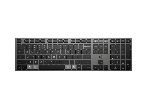 Photos - Keyboard HP 725 Multi-Device Rechargeable Wireless 9T5B2AA#ABA