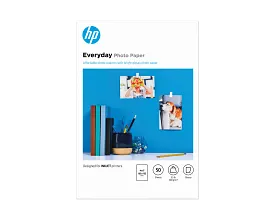 HP Everyday Photo Paper, Glossy, 52 lb, 4 x 6 in. (101 x 152 mm), 50 sheets CR758A
