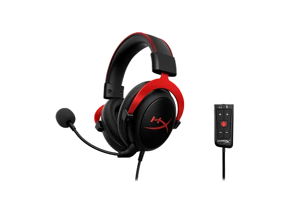 Series 5 of 5 HyperX Gaming Headsets, HyperX Cloud II - Gaming Headset - Black-Red