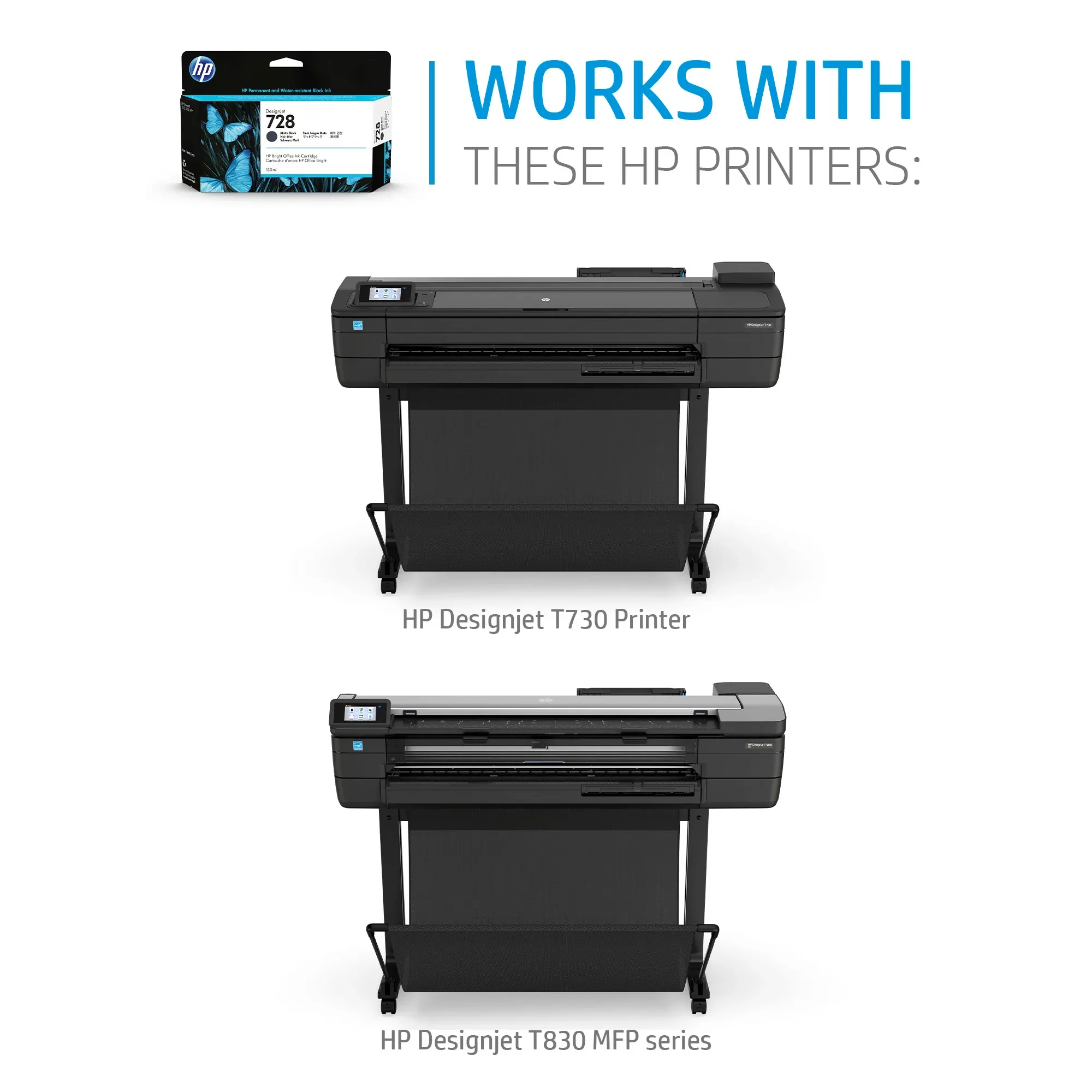 DesignJET HP 728 インク イエロー F9J65A 期限内 HP728イエロー