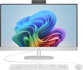 HP All-in-One Desktop Next Gen AI 24-ct2055m PC, Windows 11 Home, 23.8", AMD Ryzen™ AI 5, 16GB RAM, 512GB SSD, FHD, Shell white