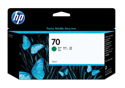 HP 70 130-ml Green DesignJet Ink Cartridge