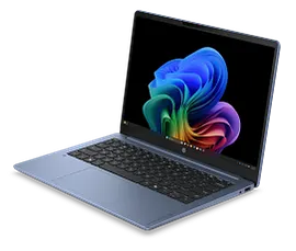 HP OmniBook 3 Laptop Next Gen AI 14, Windows 11 Home, 14", Snapdragon® X, 8GB RAM, 256GB SSD, 2K, Starlit blue