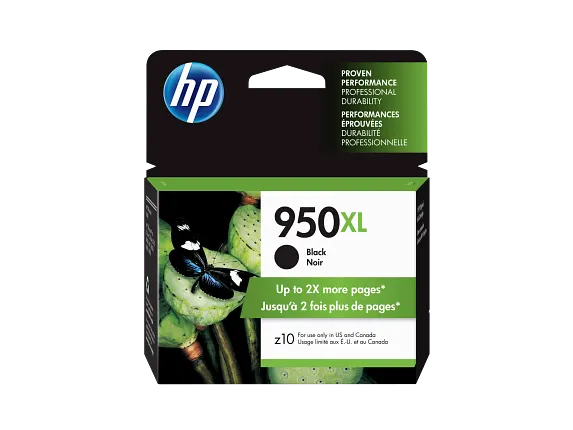 Ink Supplies, HP 950XL High Yield Black Original Ink Cartridge, CN045AN#140