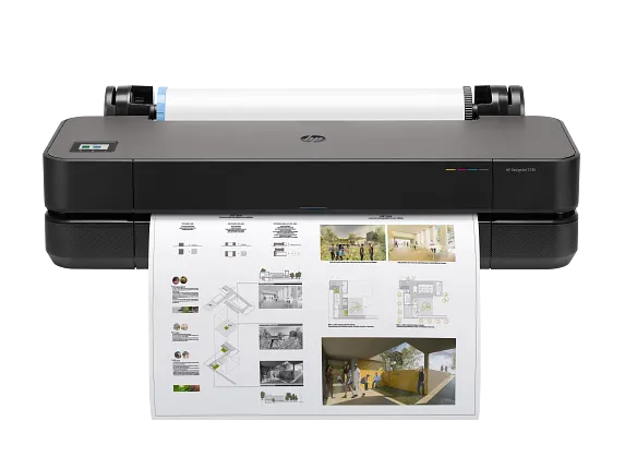 HP DesignJet Large Format Printers, HP DesignJet T230 Large Format Compact Wireless Plotter Printer - 24", with Mobile Printing (5HB07A)