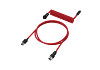 HP 6J677AA HyperX USB-C vörös-fekete spirálkábel