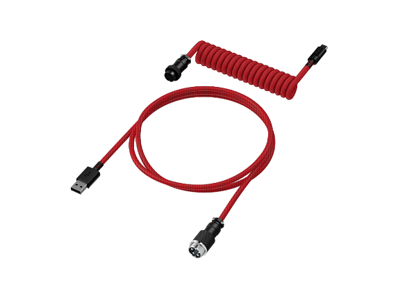 HyperX USB-C Coiled Cable Gray
