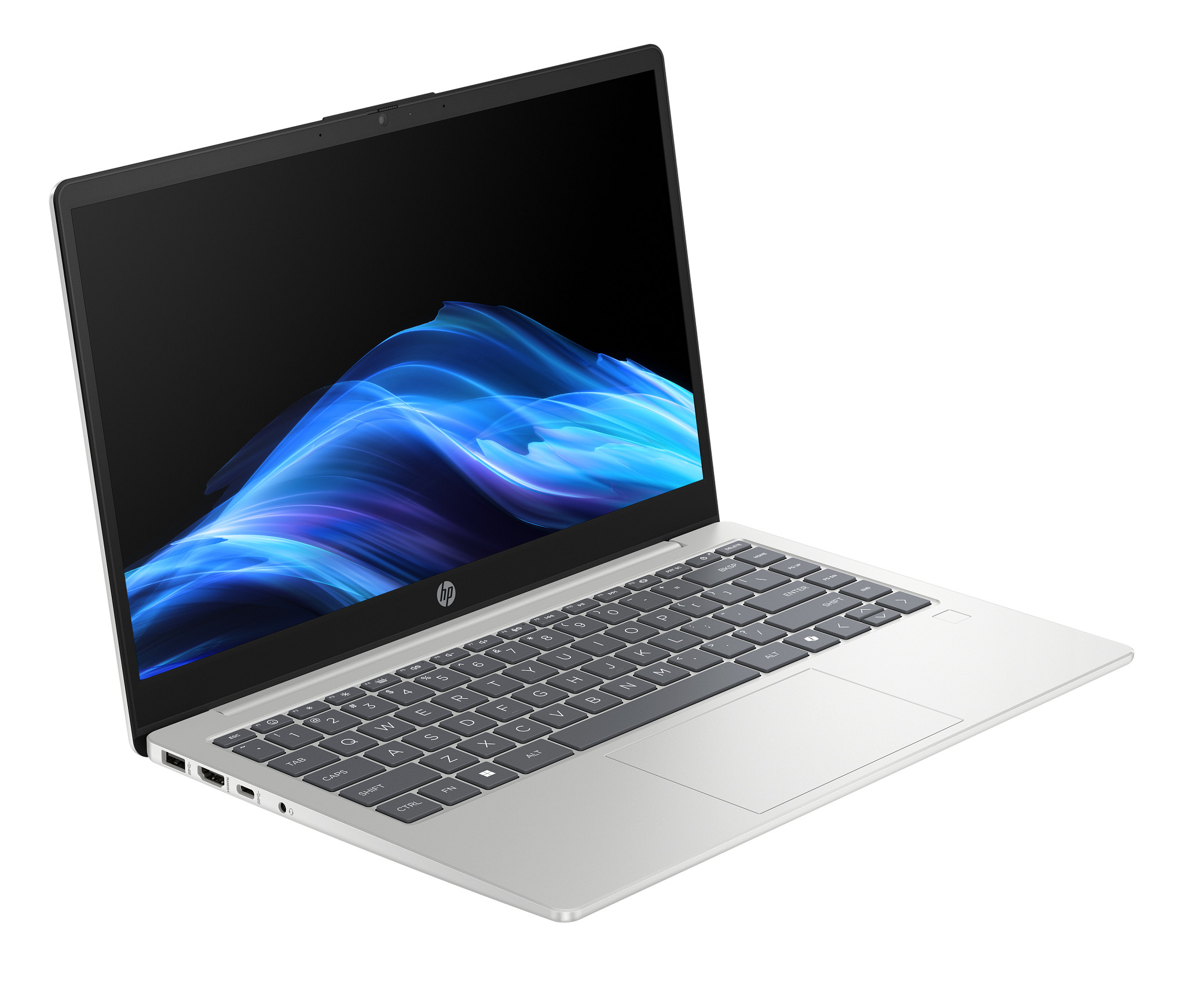 HP Laptop AI 14-hc0037nr 14", Windows 11 Home,  Intel® Core™ Ultra 5, 8GB RAM, 256GB SSD, FHD, Natural silver