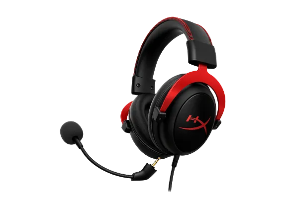 Series 2 of 5 HyperX Gaming Headsets, HyperX Cloud II - Gaming Headset - Black-Red