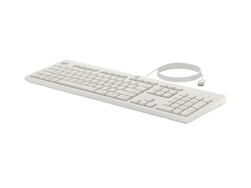 HP-225-Wired-Keyboard-CashmereWhite-CopilotUpdate-GreyBg-FrontLeft