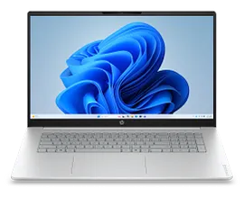 HP OmniBook 3 Laptop 17-dk0765nr 17.3", Windows 11 Home, Windows Laptop, Intel® Core™ 7, 16GB RAM, 512GB SSD, FHD, Glacier silver and canvas gray