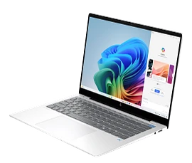 HP OmniBook X Laptop 14-fe1048nr 14", Touch screen, Windows 11 Home, Snapdragon®, 16GB RAM, 1TB SSD, 2.2K, Glacier silver