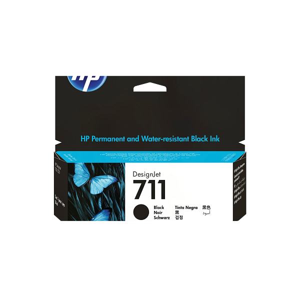 HP 711 38 ml Black DesignJet Ink Cartridge WW CZ129A - 2000x2000