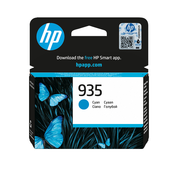 HP 935 Cyan Original Ink Cartridge,C2P20-80018,C2P20AE