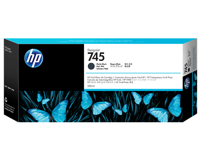 HP 745 300-ml DesignJet Matte Black Ink Cartridge