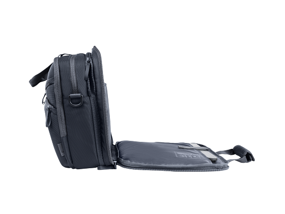 HP Travel Plus 22L 16 Inch Laptop Bag Profile Open
