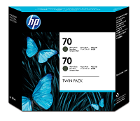 HP 70 2-pack 130-ml Matte Black DesignJet Ink Cartridges