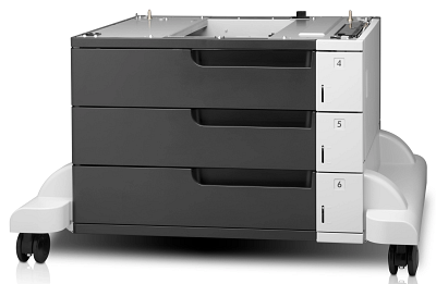 HP LaserJet 3x500-sheet Feeder and Stand