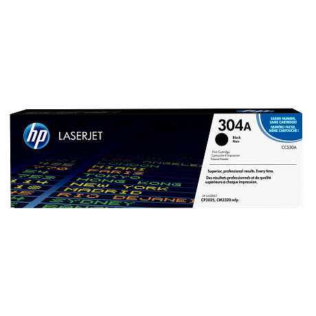 HP 304A CC530A fekete toner / festékkazetta Color Laserjet CM2320 CP2025 nyomtatókhoz (3500 old.)