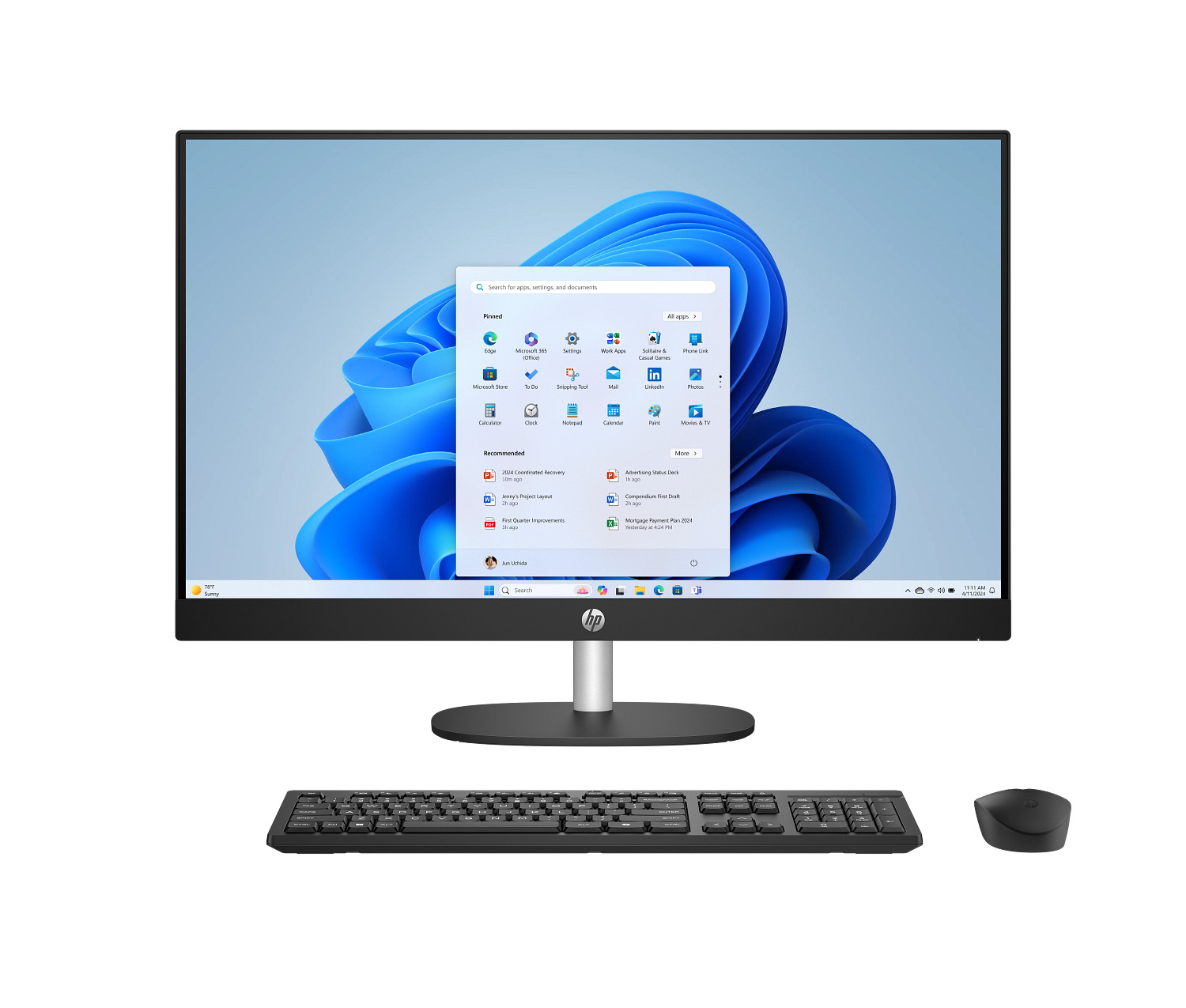 HP 27 inch All-in-One Desktop AI PC 27-cr2000t laptop