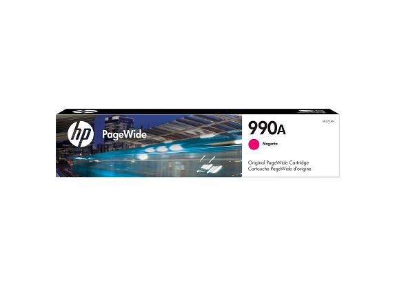 HP 990A Magenta Original PageWide Cartridge, M0J77AN