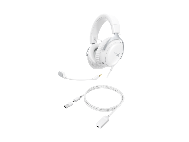 HyperX Cloud III - Gaming Headset (White) | HP® South Africa