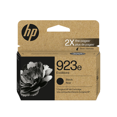 HP 923e EvoMore Black Original Ink Cartridge