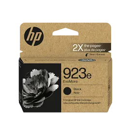 HP 923e EvoMore Black Original Ink Cartridge, 4K0T7LN