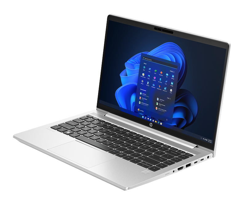HP ProBook 440 14 inch G10 Notebook PC Natural Silver White BG Front Left