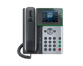 Poly Edge E350 IP Phone and PoE-enabled