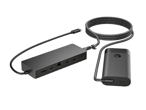 Port Replicators/Dongles/Docking, HP Universal USB-C Hub and Laptop Charger Combo