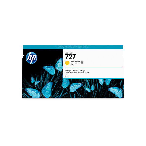 HP 727 300 ml Yellow DesignJet Ink Cartridge F9J78A - 2000x2000