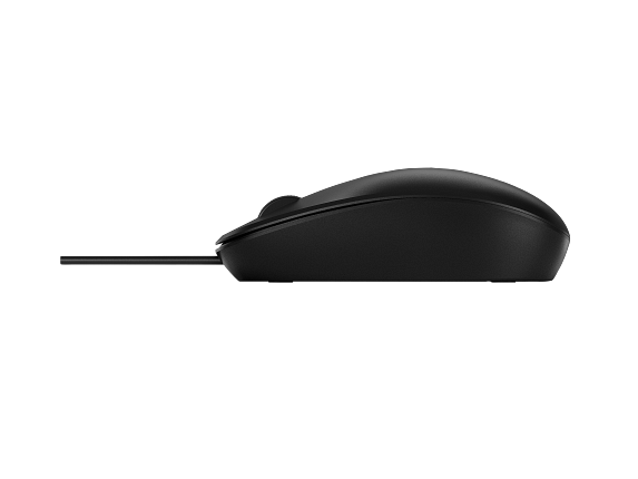 Ratón con cable HP 125 - Perfil izquierdo