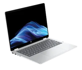 HP OmniBook 5 Flip 14, Windows 11 Home, 14", Touch screen, Intel® Core™ 5, 8GB RAM, 256GB SSD, 2K, Glacier silver