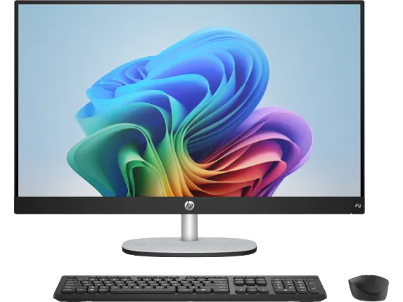 HP 一体型 9世代 i3 NVIDIA 256G 2T FHD Win11 HP 23.8 inch All-in-One Desktop Next Gen AI PC 24-ct2000m