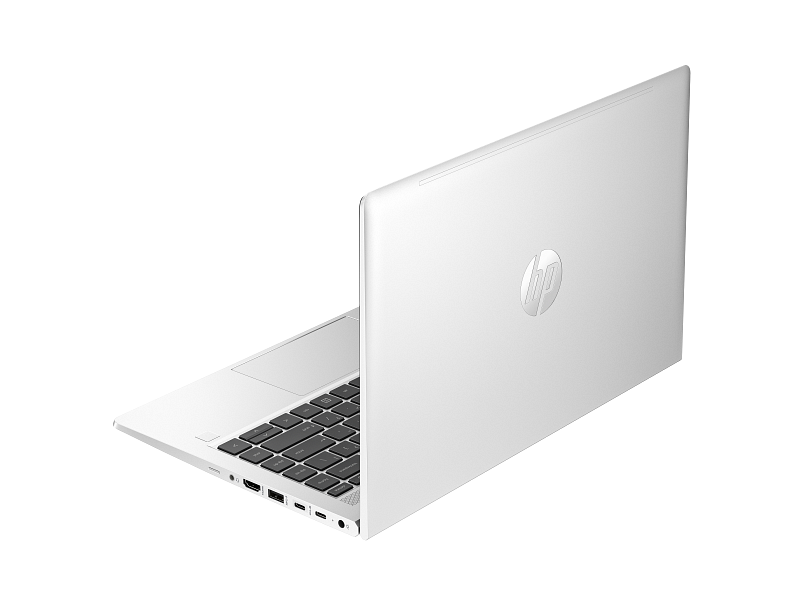 HP ProBook 440 14 inch G10 Notebook PC Natural Silver White BG Rear Left