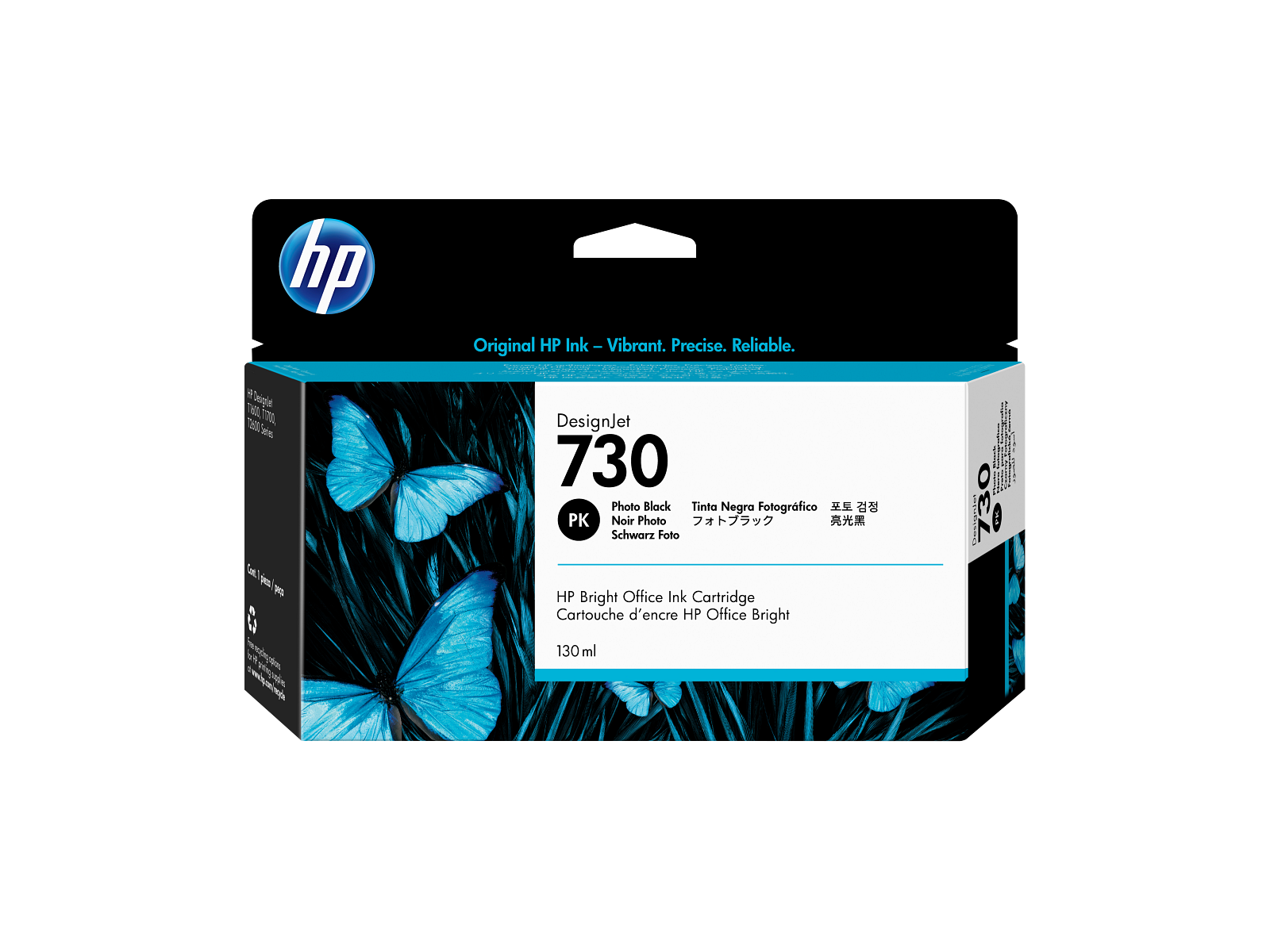 Tinta HP 730 P2V67A Photo Black original de 130 ml
